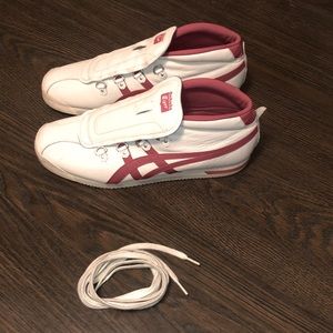 Onitsuka Tiger Corsair mid-top (off white/crimson)
